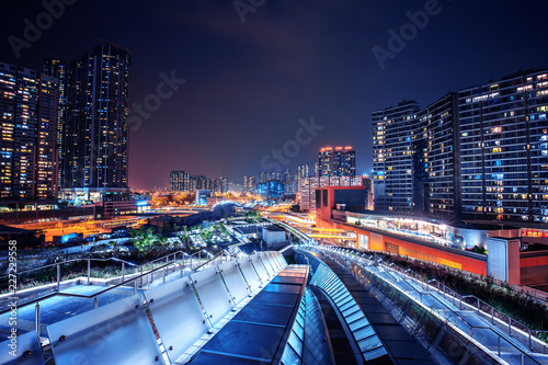 Photography Hong Kong West Kowloon District night scenes