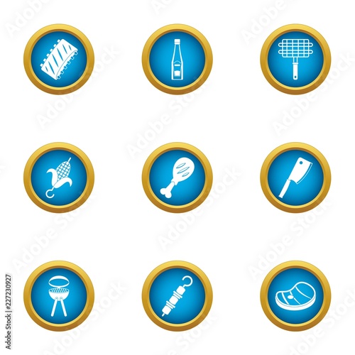 Urban grill icons set. Flat set of 9 urban grill vector icons for web isolated on white background Free Download Urban grill icons set. Flat set of 9 urban grill vector icons for web isolated on white background - GFXLoad