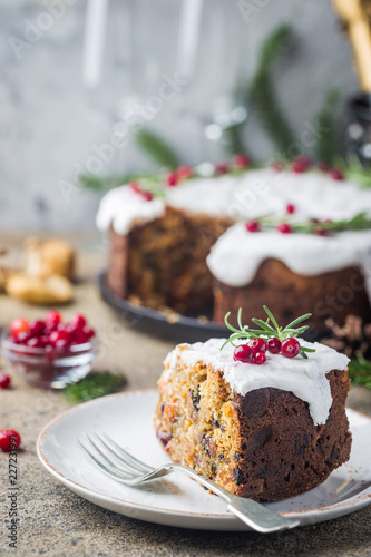 Traditional Christmas cake