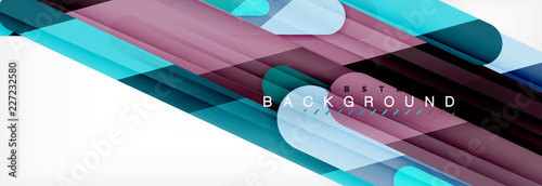 Abstract colorful lines, modern geometric background design