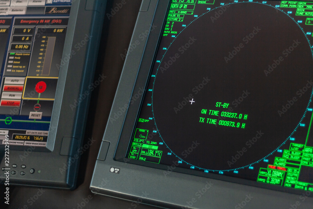 The future of air, land, and sea navigation. Holograms, charts, sonars and tracking instruments