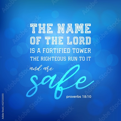 bible verse from psalm on bokeh background
