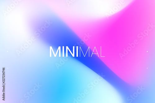 Abstract Wave Shapes Background Design. Vivid Colors Backdrop. Trendy Color Flow Artwork