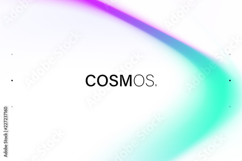 Abstract Wave Shapes Background Design. Vivid Colors Backdrop. Trendy Color Flow Artwork
