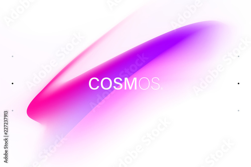 Abstract Wave Shapes Background Design. Vivid Colors Backdrop. Trendy Color Flow Artwork