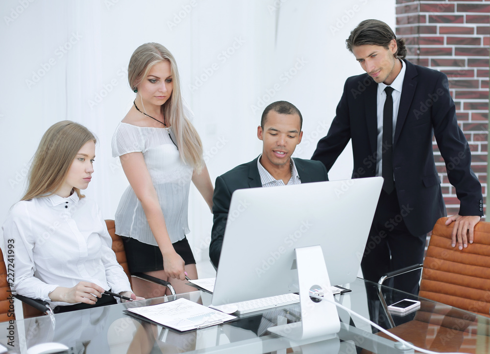 business team working on a new business project business team working on a new business project