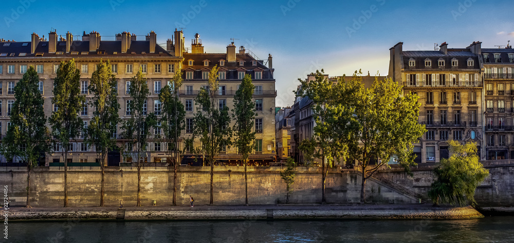 Paris , on the Banks of the River Seine