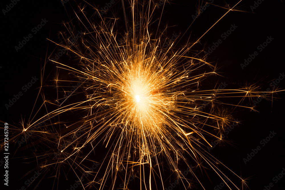 Fire  Sparkles Background