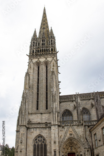 Quimper. Cathédrale saint Corentin. Finistère. Bretagne