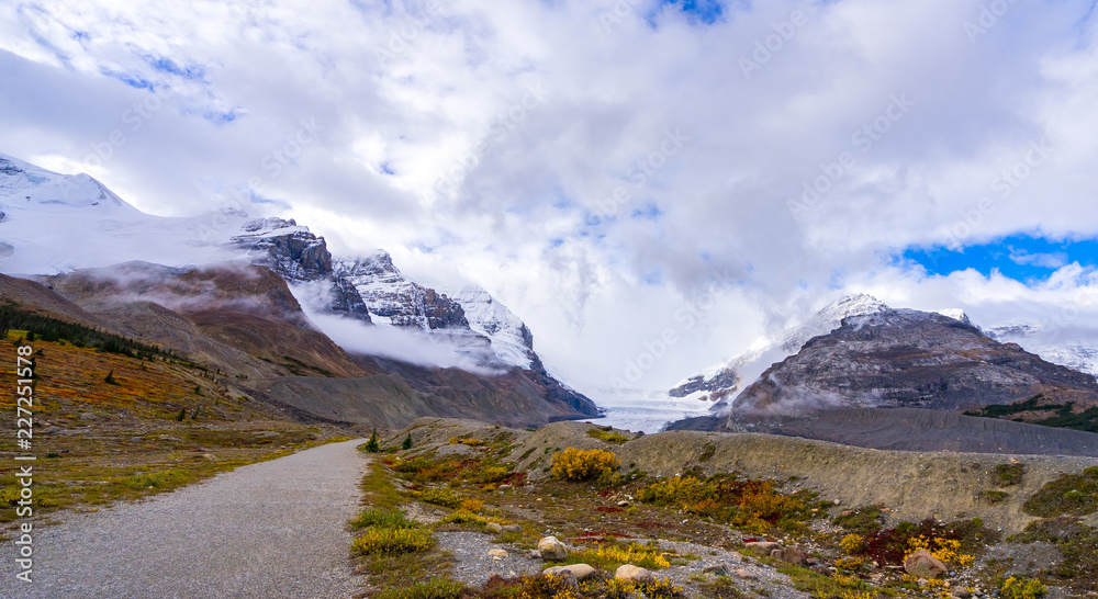 Obraz premium Athabasca Glacier at Jasper national park