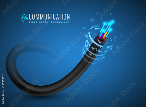 Fiber optic cable photo
