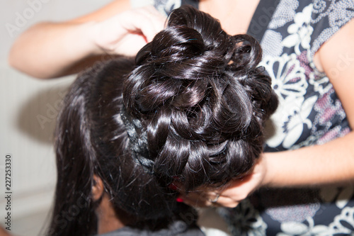 hairstyle woman by hairdo for party wedding day