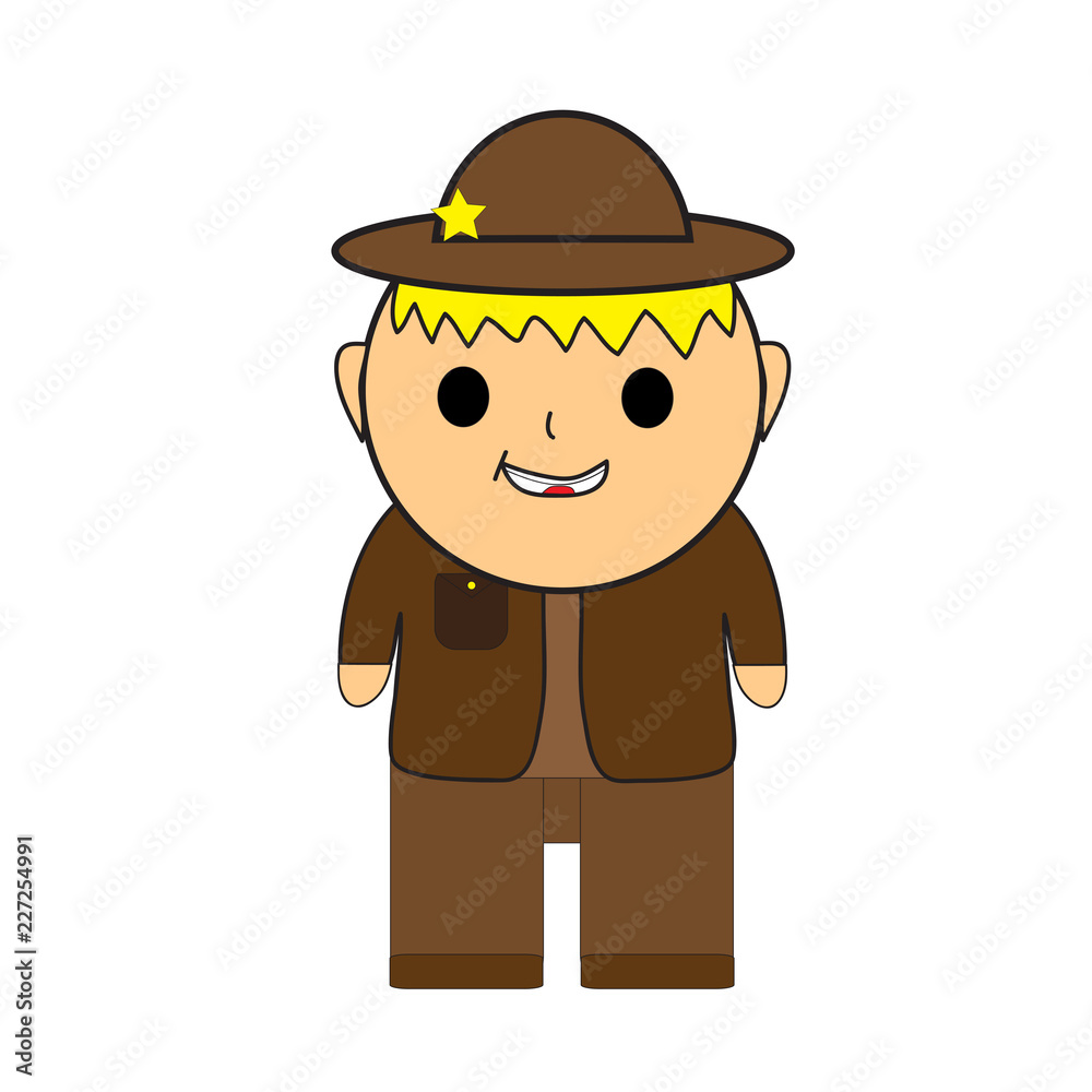 Vector cowboy. Vector cowboy.