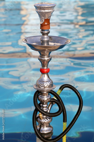 Hookah ‒ also known as a waterpipe, narghile,arghila  or shisha, Jordan, Middle East photo