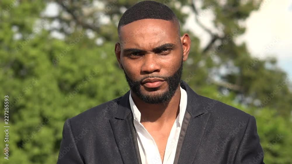 Serious African Muslim Man Serious African Muslim Man