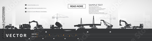 Heavy construction equipment, asphalt laying and pipe service, underground communications.