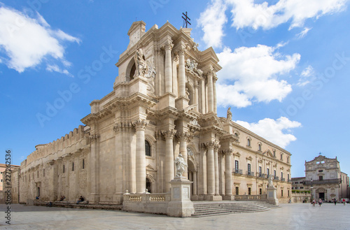 The Cathedral (Duomo) in Syracuse, Sicily, Italy photo