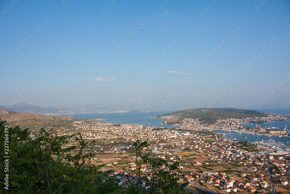 Panorama kroatischer Küste