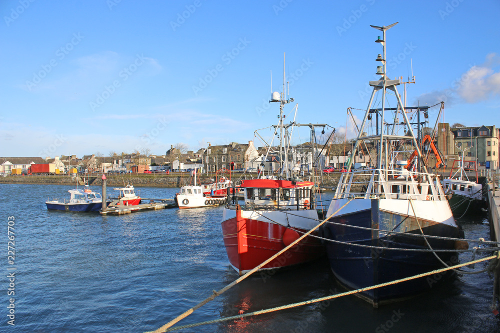 Fishing boats in Stranraer Harbour