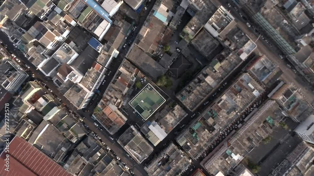 Aerial view of Ratchaburi old town. Thailand Aerial view of Ratchaburi old town. Thailand