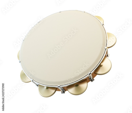 Fotografie, Obraz 3D tambourine illustration