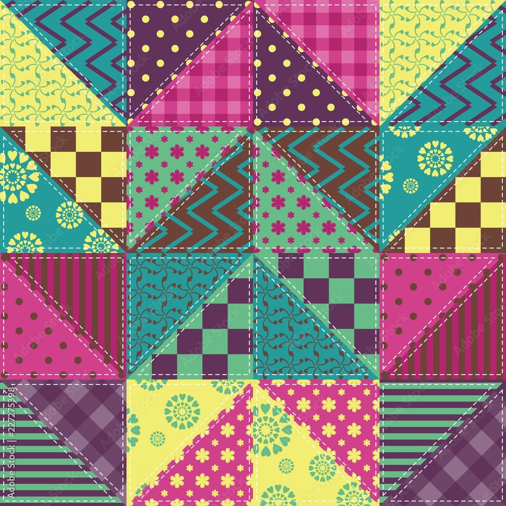 patchwork background with different patterns patchwork background with different patterns