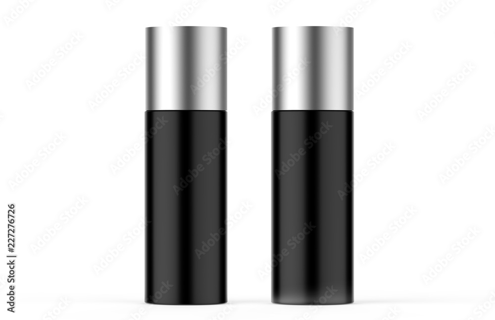 Perfume Deodorant Mock Up On Isolated White Background, 3D Illustration Perfume Deodorant Mock Up On Isolated White Background, 3D Illustration