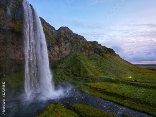 Island waterfalls