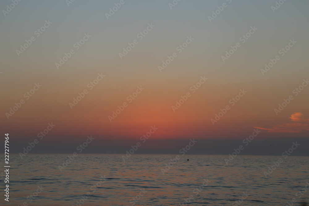 Sonnenuntergang in Zahara de los Atunes Sonnenuntergang in Zahara de los Atunes