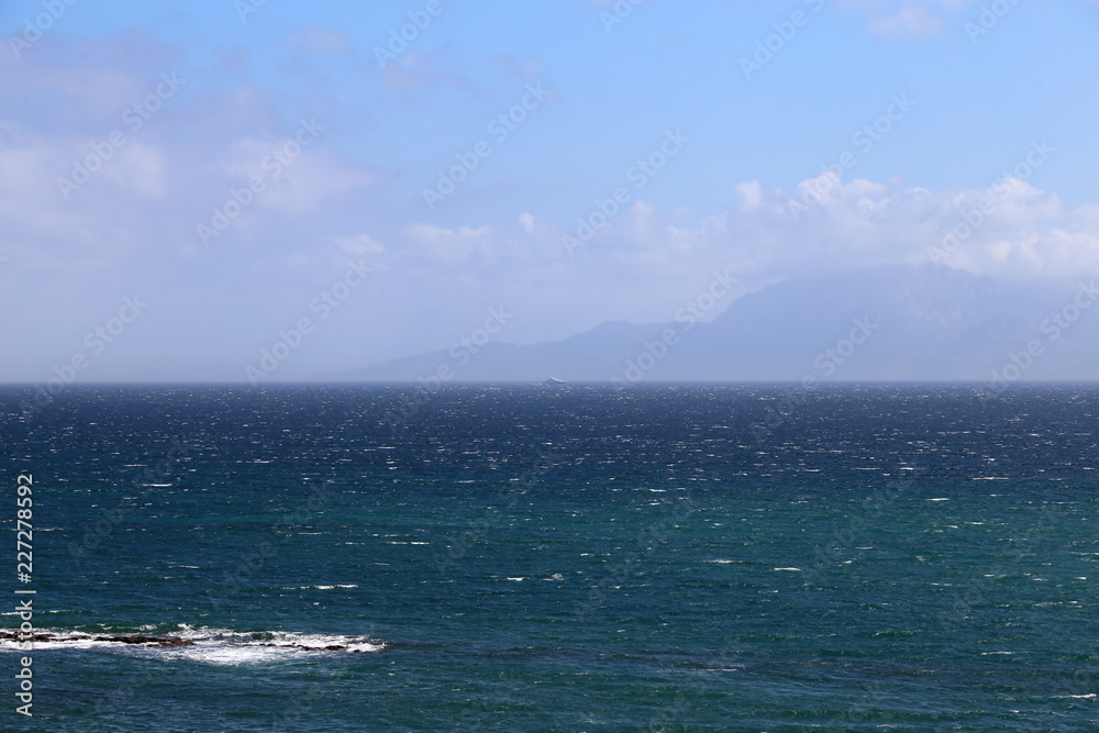 Blick auf Afrika von Tarifa aus Blick auf Afrika von Tarifa aus
