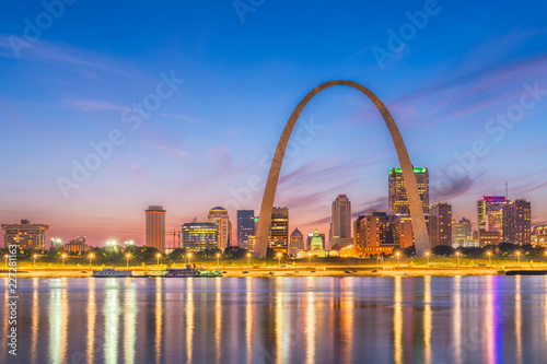St. Louis  Missouri  USA Skyline