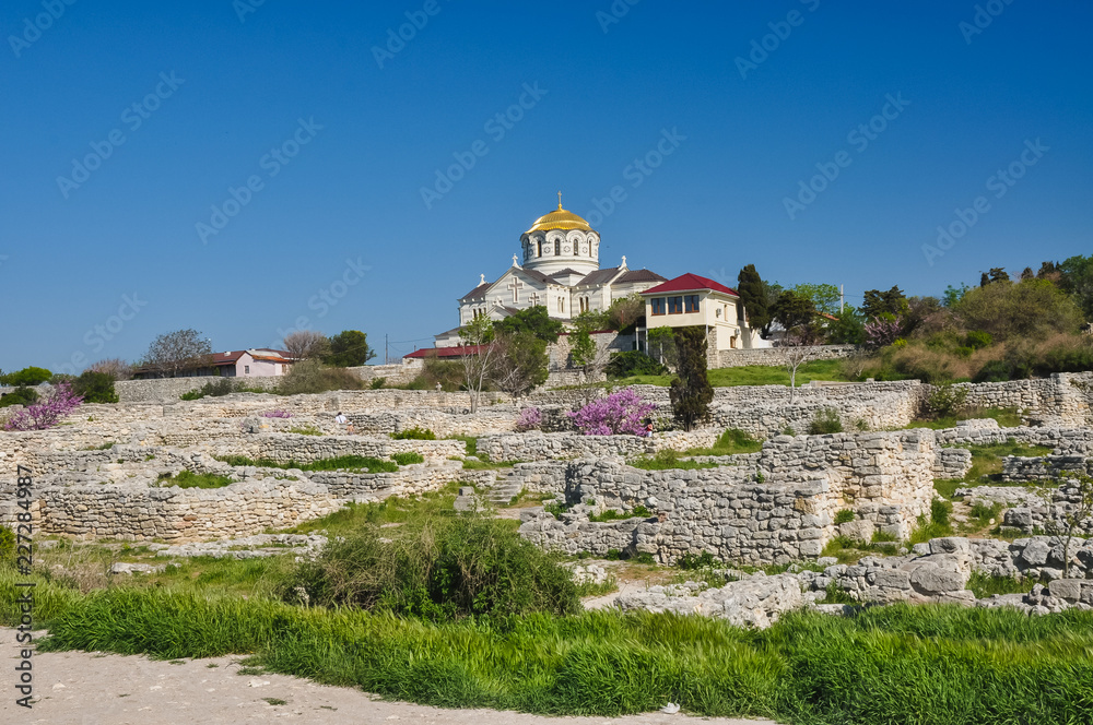 Chersonesos old town and temple