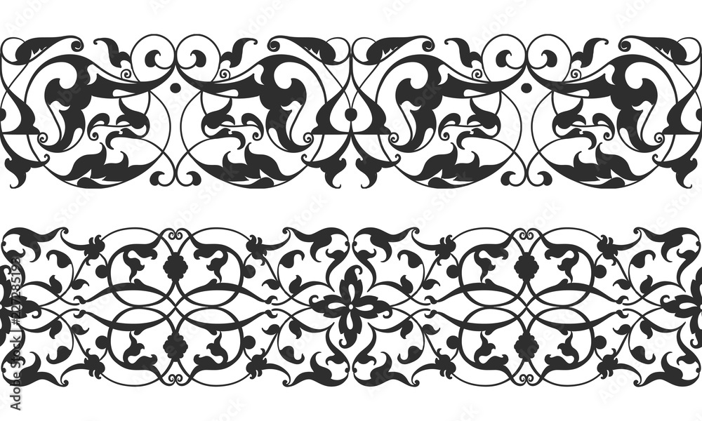 Ethnic ribbon pattern