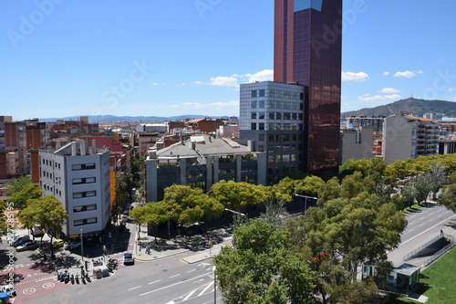 Edificios en Barcelona ciudad photo