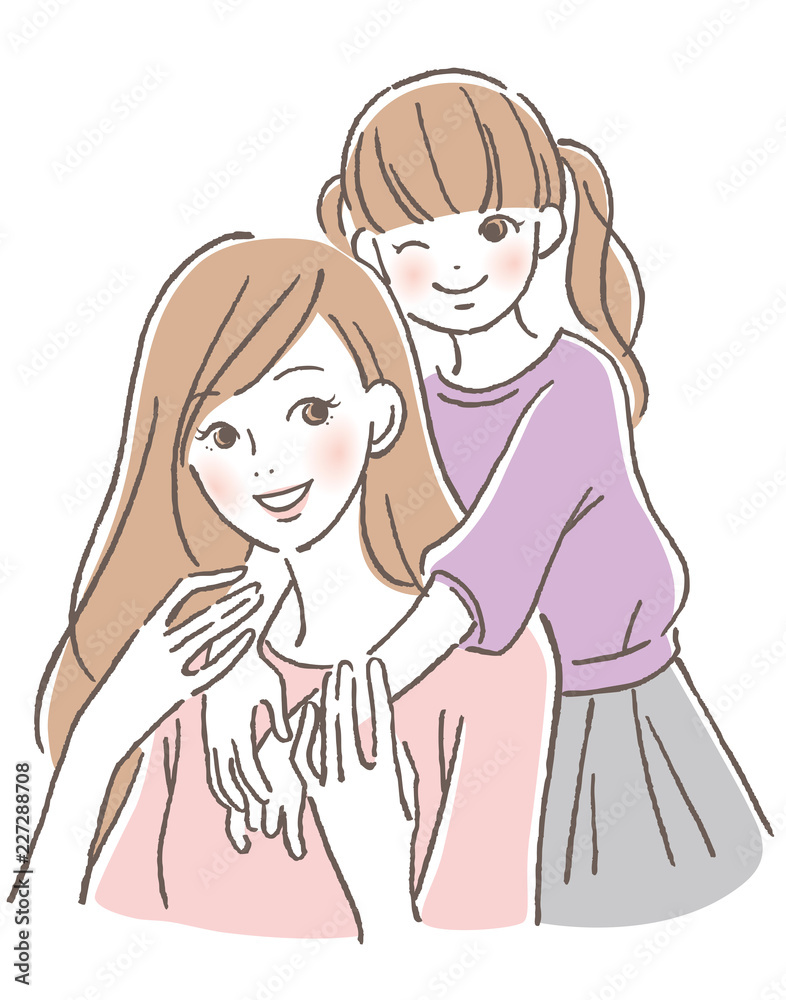 子供と母親 子供と母親