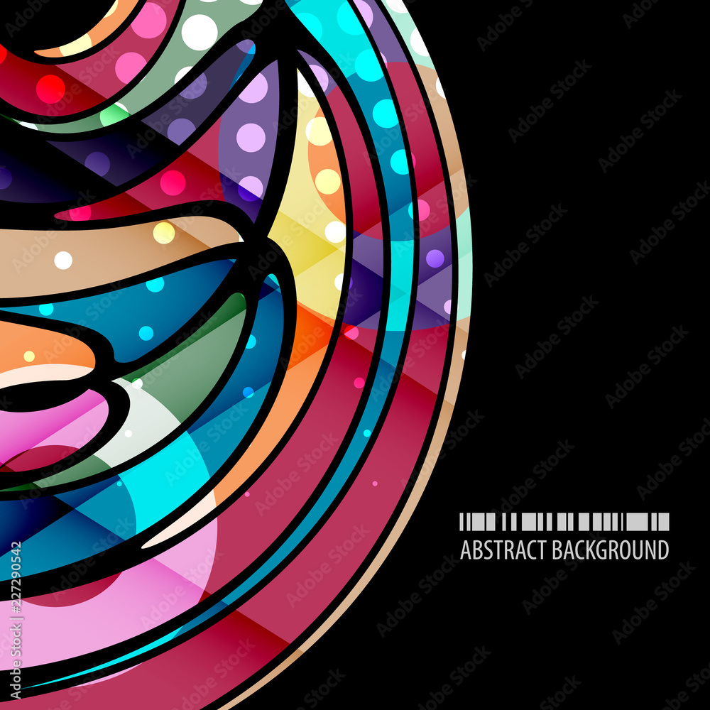 Geometric colorful abstract background