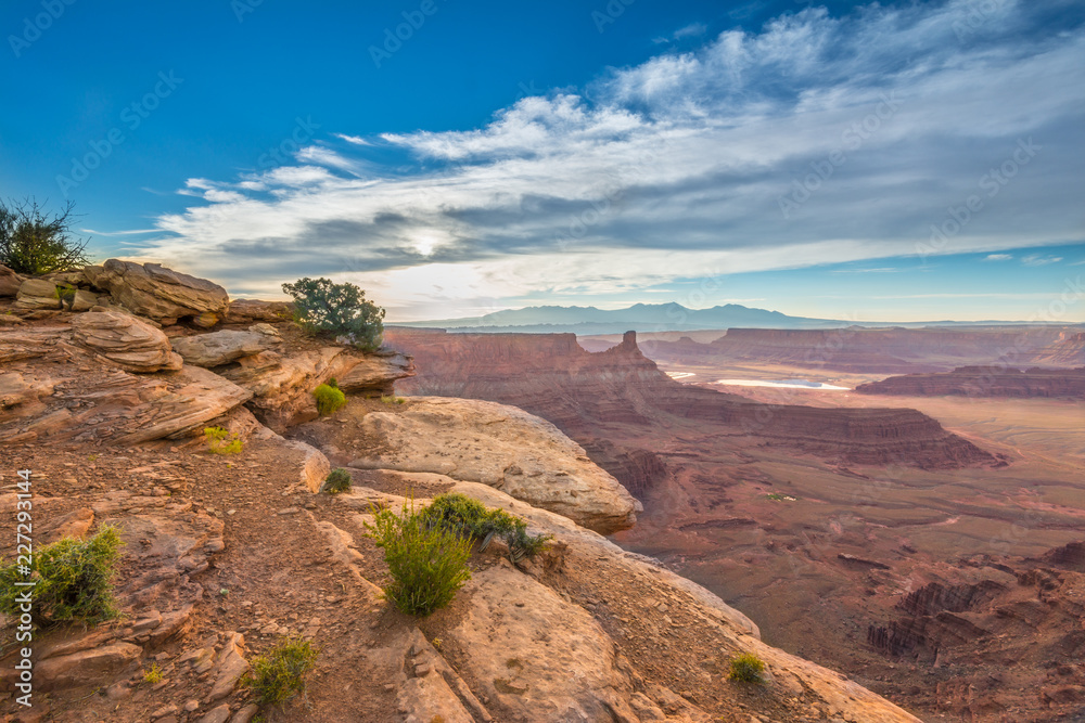 Dead Horse Point State Park with La Sal Mountains Dead Horse Point State Park with La Sal Mountains