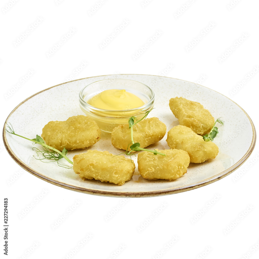 Nuggets on a plate Nuggets on a plate
