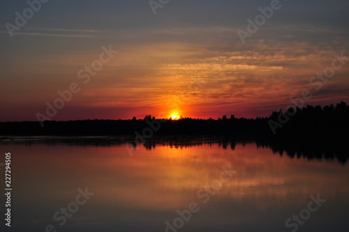Magic sunset on hand © Станислав Полупанов