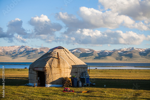 Yurts in Kyrgyzstan photo