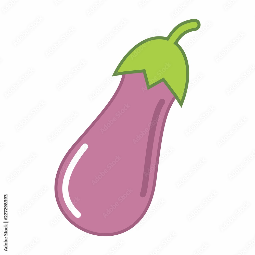 Eggplant colorful illustration Eggplant colorful illustration