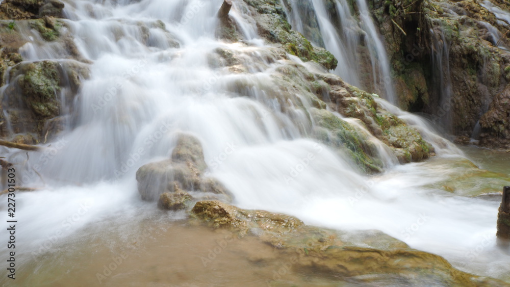 Beautiful waterfall in Krka Nationalpark, Croatia Beautiful waterfall in Krka Nationalpark, Croatia