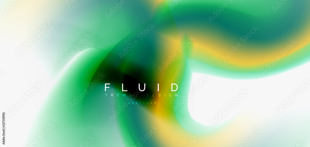 Fluid flowing wave abstract background Fluid flowing wave abstract background