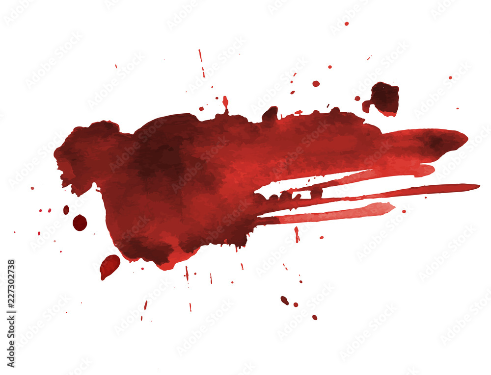 Ταπετσαρία Blood splatter painted art on white for halloween design