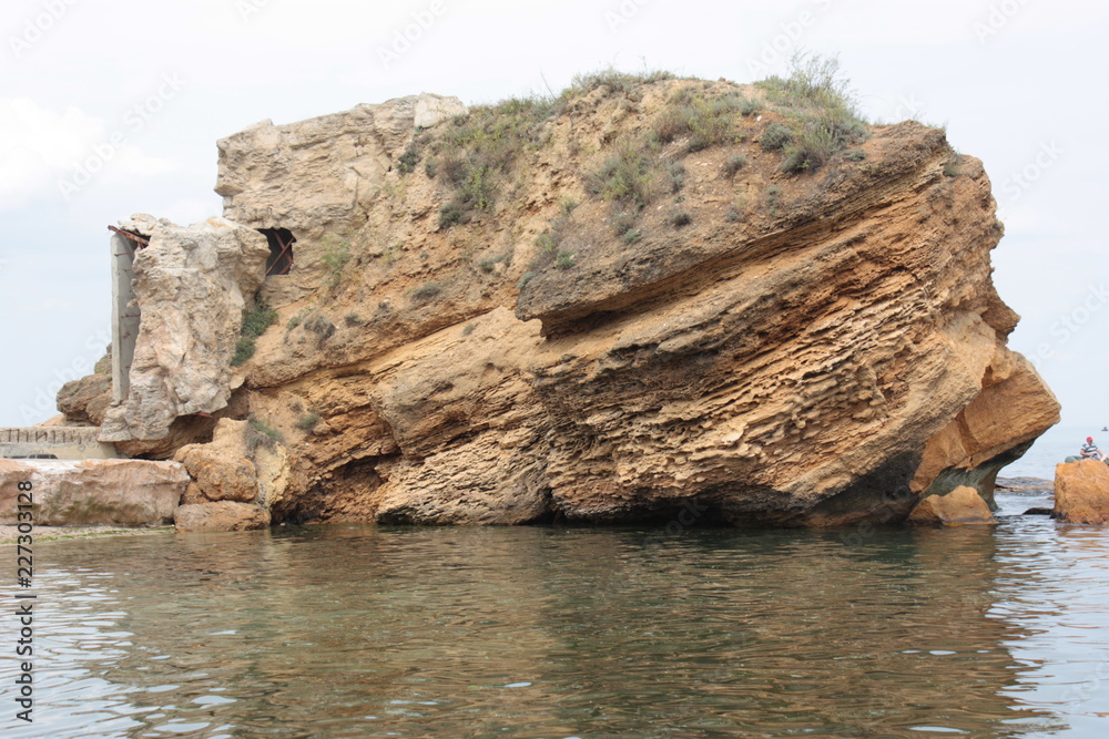 Naklejka premium nature and sea