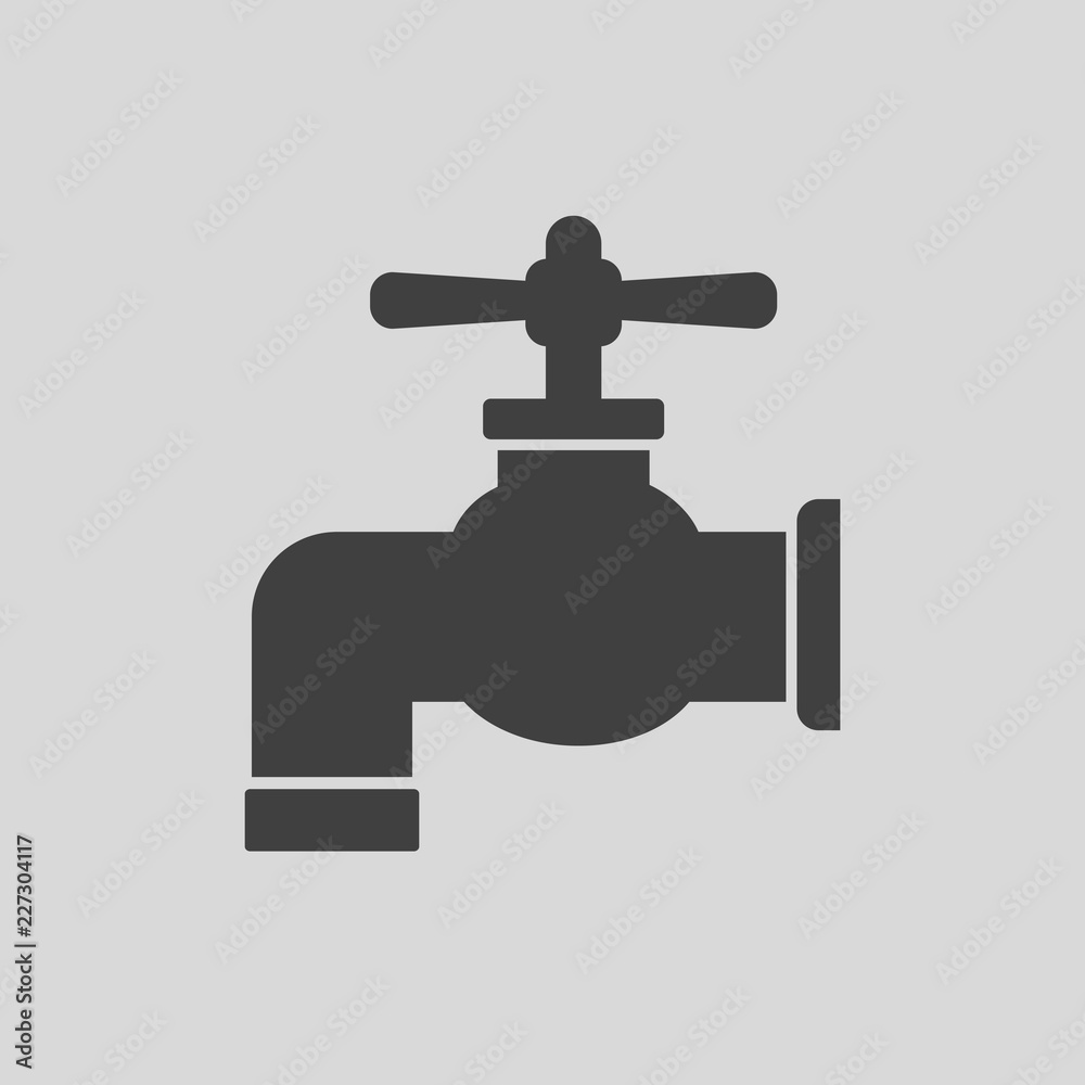 Faucet vector icon Faucet vector icon