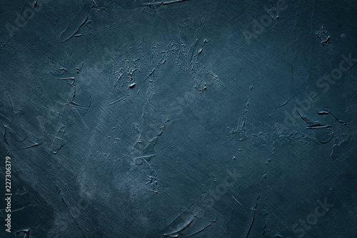 abstract blue textured background. distressed scratched teal board design for your message. empty space concept