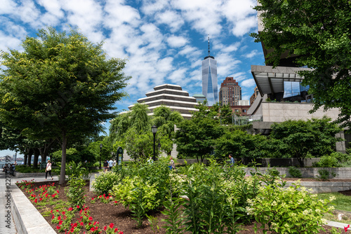 Manhattan Park mit One World Trade Center