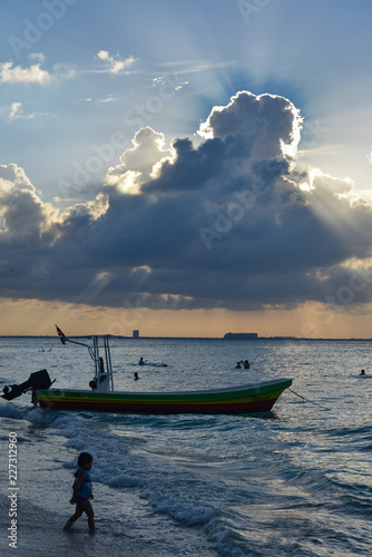 Dramatic clouds - Isla Mujeres, Cancun, Mexico