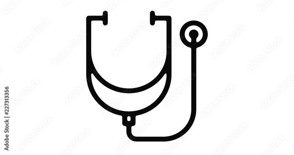 Examination line icon motion graphic animation with alpha channel. Examination line icon motion graphic animation with alpha channel.
